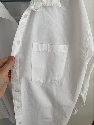 xl Beden beyaz Renk Oversize gömlek