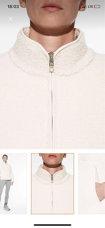 xs Beden Oysho yün sweatshirt