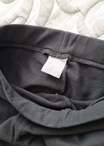 Kız Çocuk Siyah Baskılı Tayt - Görsel 6