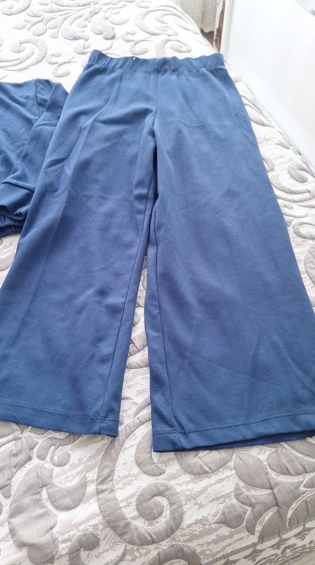 Kız Çocuk Siyah Baskılı Tayt - Görsel 5