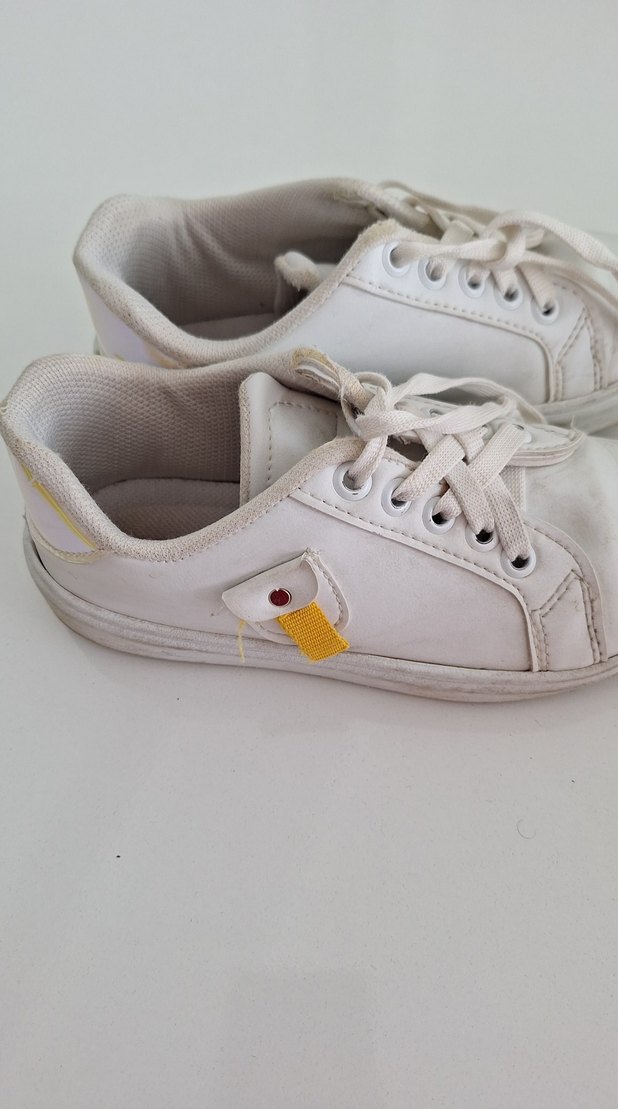 Beyaz Kız Çocuk Spor Ayakkabı - Görsel 4