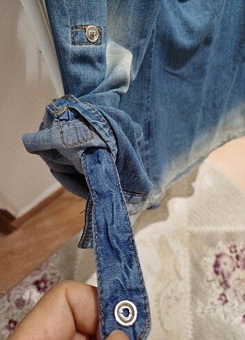 Denim gömlek - Görsel 5