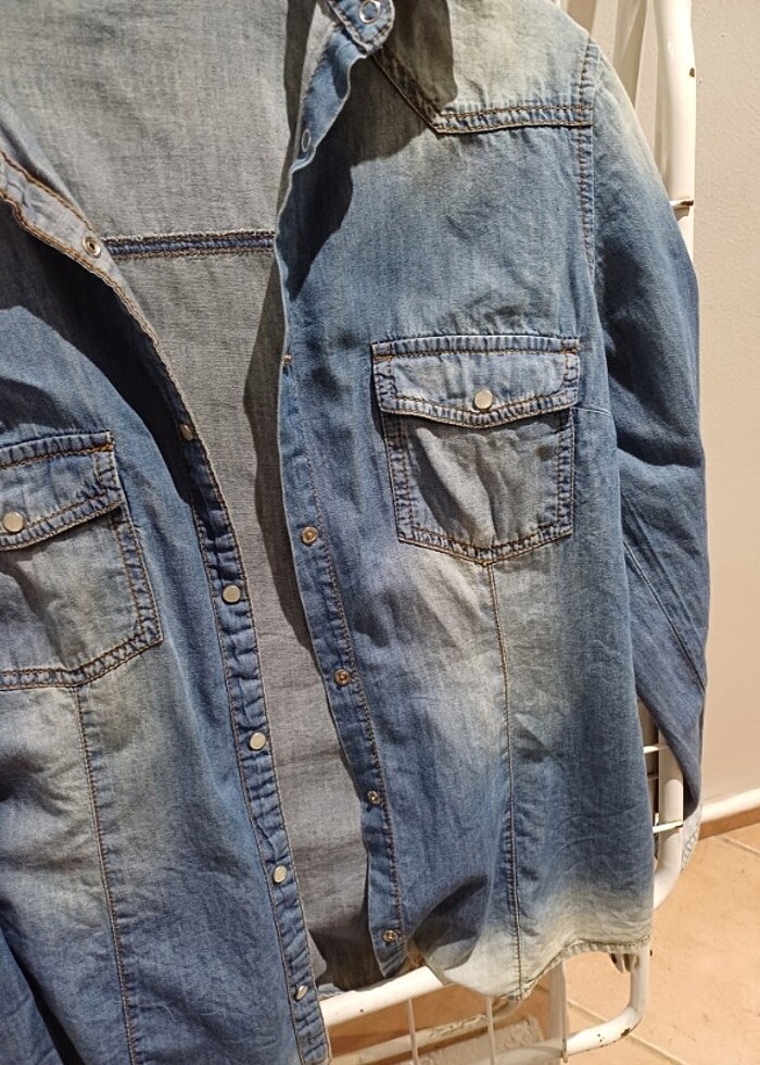Denim gömlek  - Görsel 3