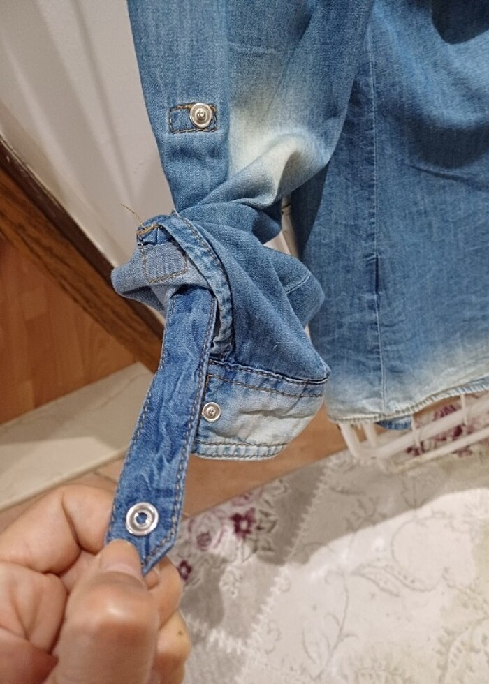 Denim gömlek  - Görsel 4