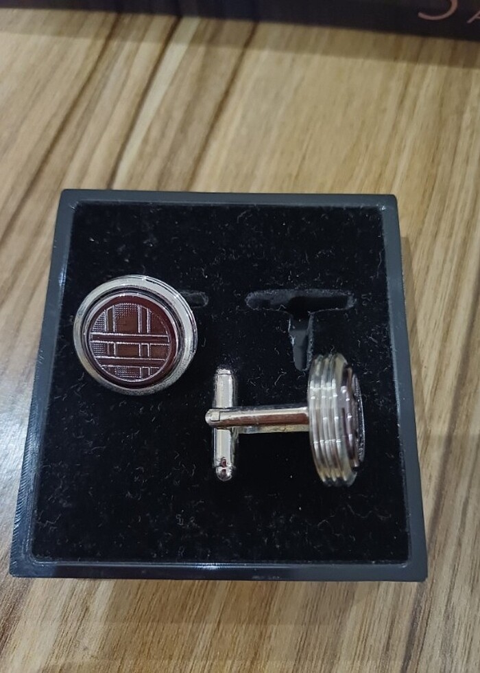 Gümüş kol düğmesi  - Görsel 2