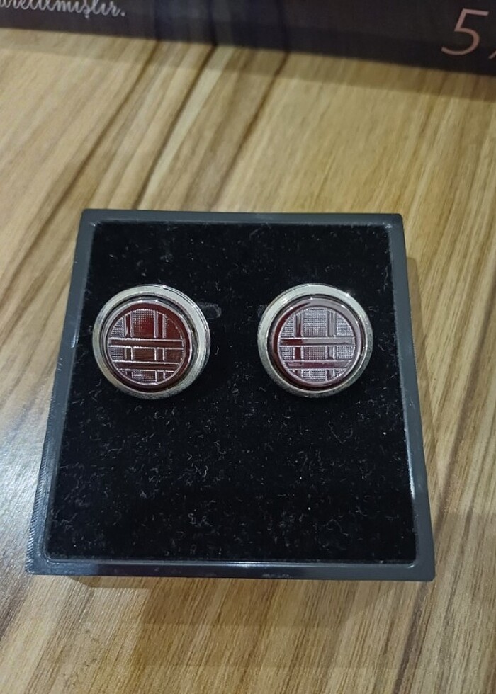 Gümüş kol düğmesi  - Görsel 3