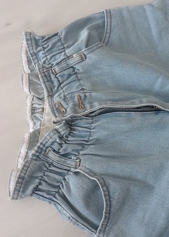 Diğer Mavi Pastel Loose Fit Kadın Denim Pantolon