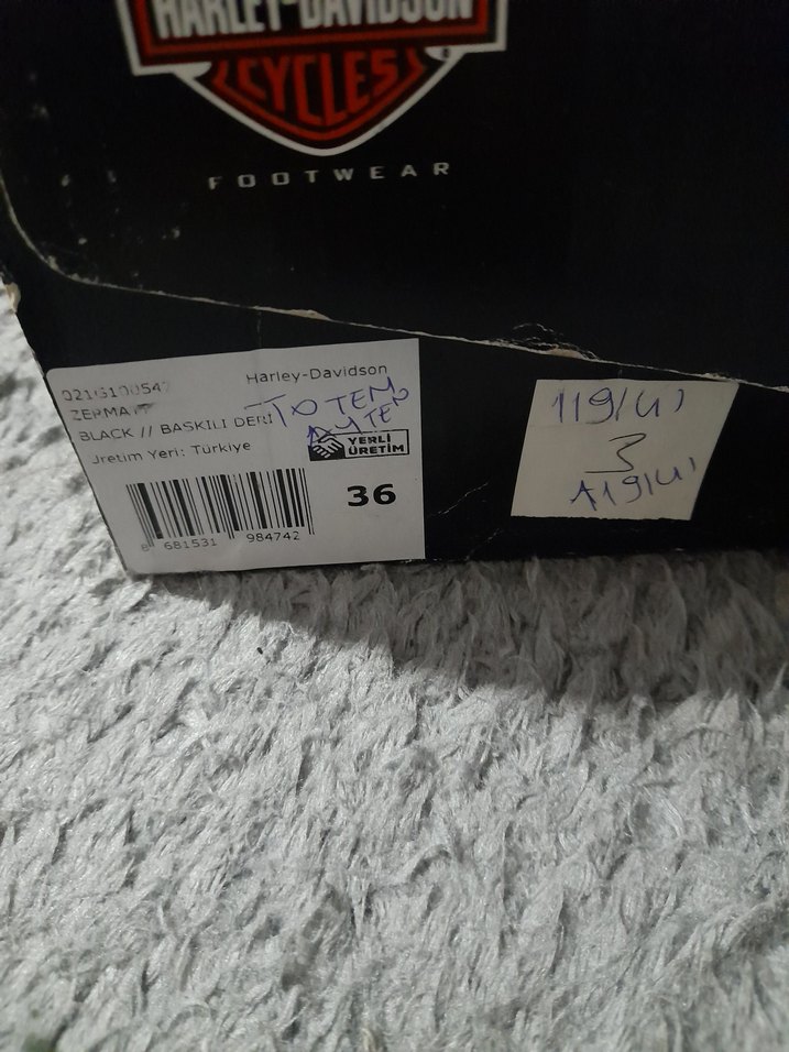 Harley Davidson kısa bot - Görsel 2