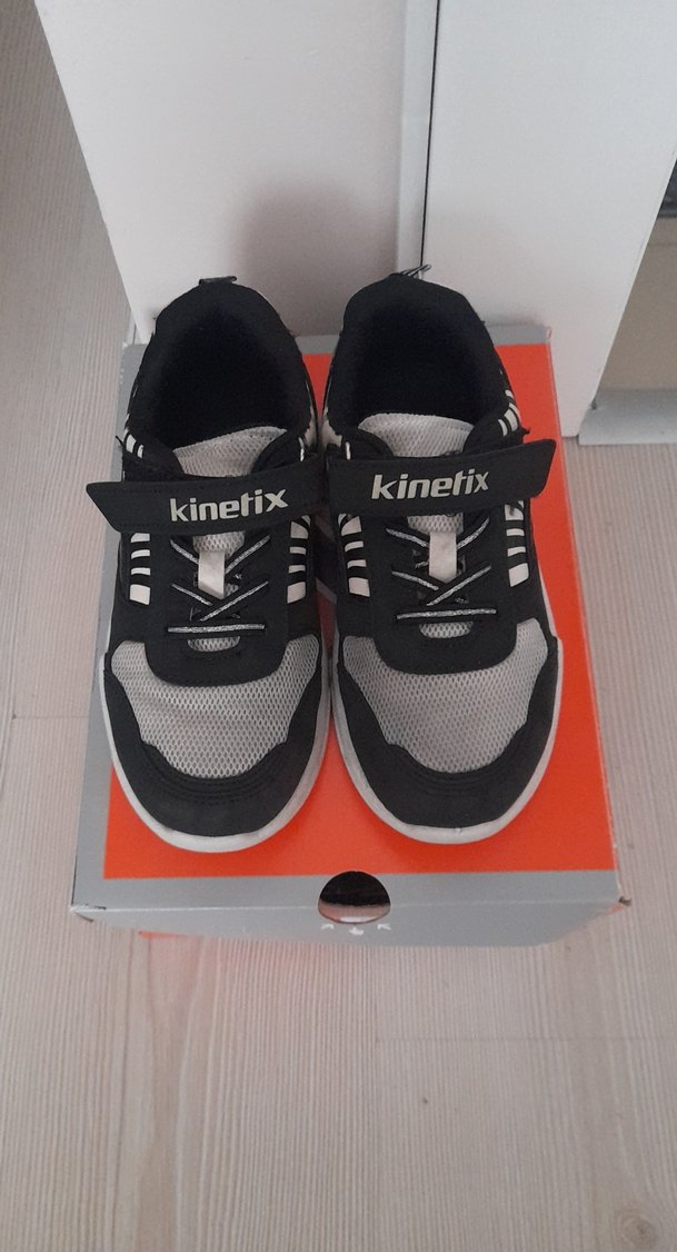 Kinetix Çocuk Siyah Gri Spor Ayakkabı - Görsel 3