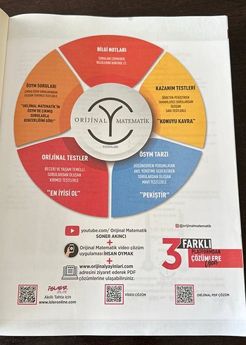  Beden TYT Matematik Soru Bankası Orijinal 3 Farklı Çözüm