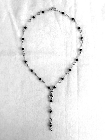 American Vintage gothic rosary yıldız kolye