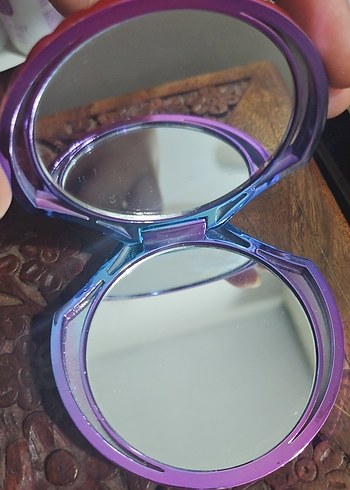 Parlak Mavi mor denizkabuğu ayna - Görsel 2