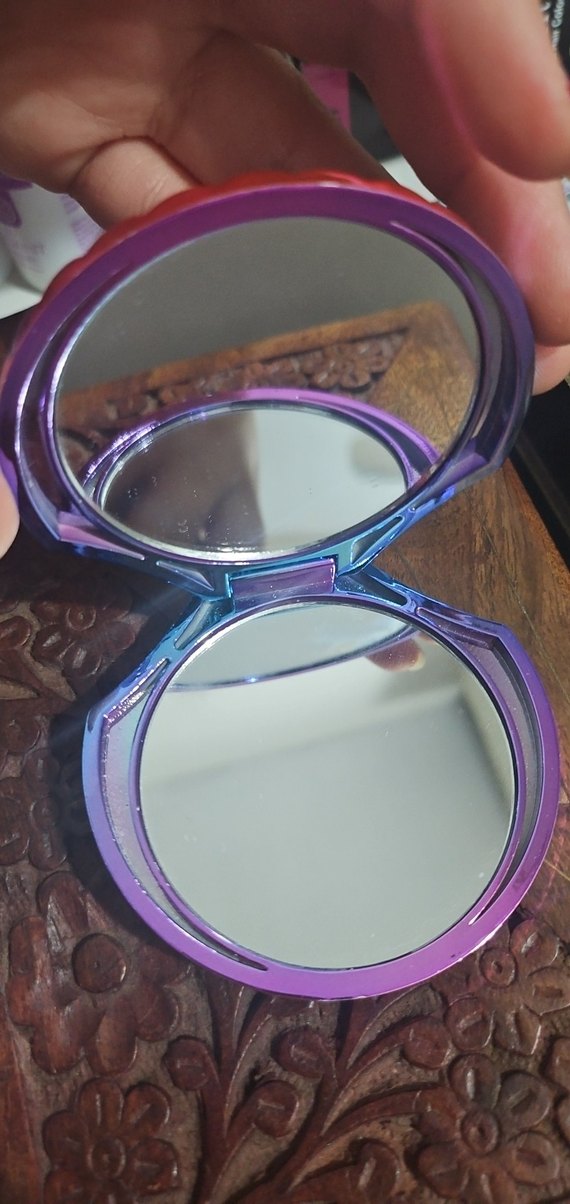 Parlak Mavi mor denizkabuğu ayna - Görsel 2