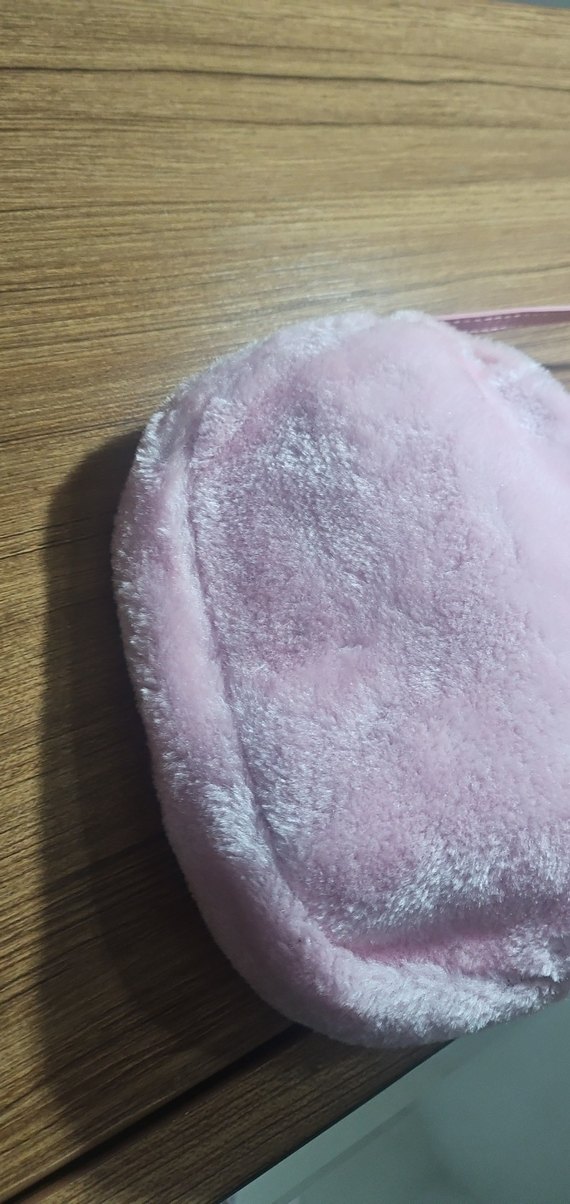 Pembe Peluş Detaylı Kadın Çanta - Görsel 3
