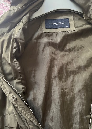 haki renk yağmurluk - Görsel 4