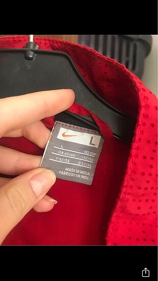 l Beden Nike erkek sweatshirt L beden fermuarlı