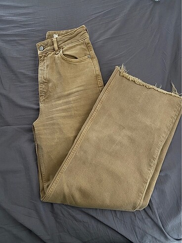 34 Beden camel Renk bej rengi kot pantolon