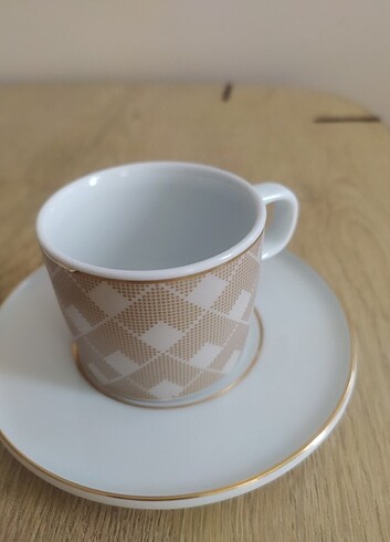 2li Güral porselen kahve fincanı takımı.Sifir ürün.