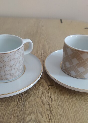 Güral Porselen 2li Güral porselen kahve fincanı takımı.Sifir ürün.