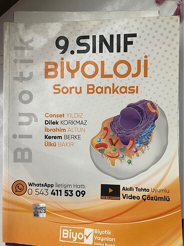 Biyotik yayınları 9.sınıf biyoloji soru bankası