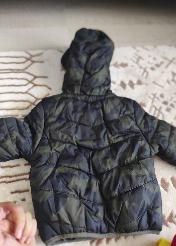 LC Waikiki Erkek Çocuk Kamuflaj Desenli Fermuarlı Mont