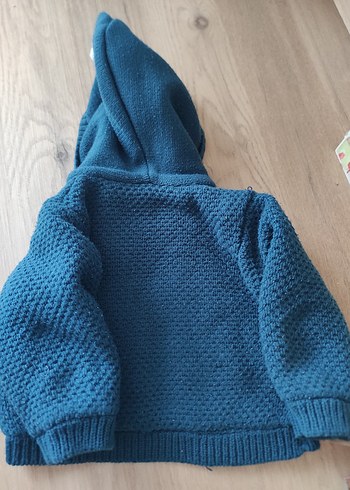 Kapüşonlu Erkek Çocuk Mont Hırka - Görsel 4