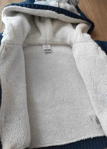 Kapüşonlu Erkek Çocuk Mont Hırka - Görsel 3