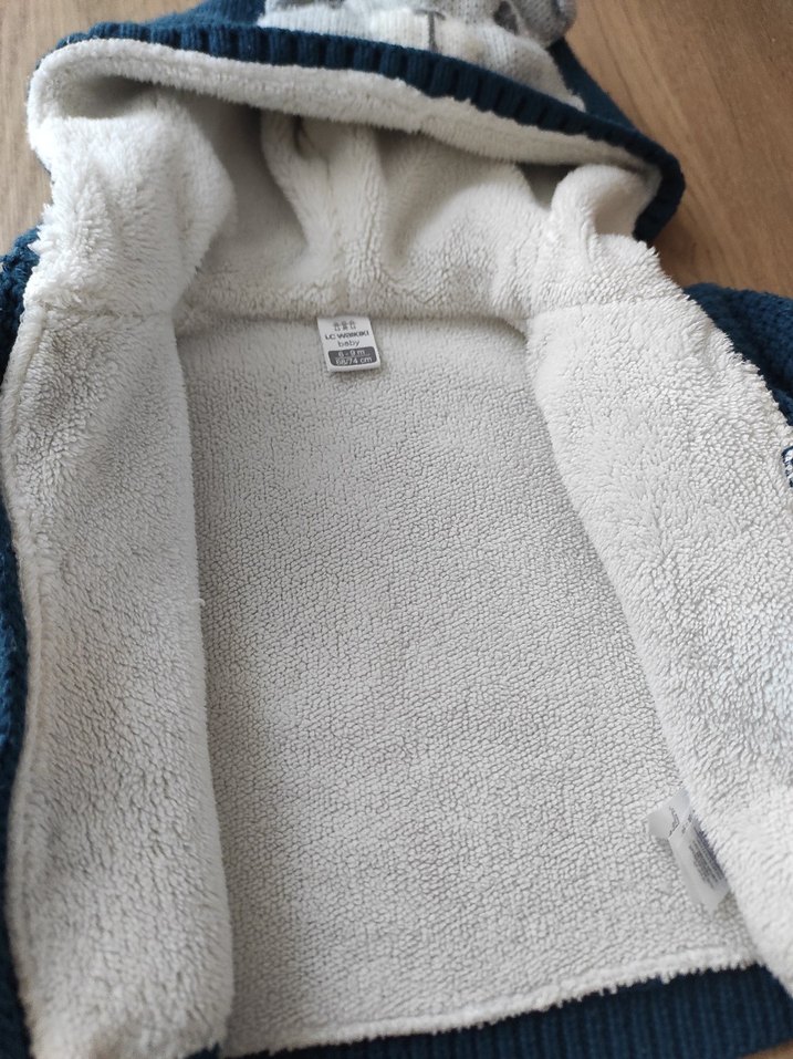 Kapüşonlu Erkek Çocuk Mont Hırka - Görsel 3