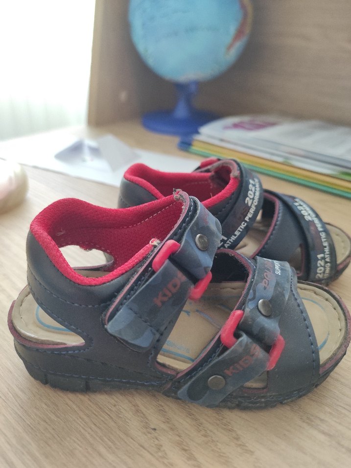 Kemerli Çok Renkli Erkek Bebek sandalet - Görsel 2