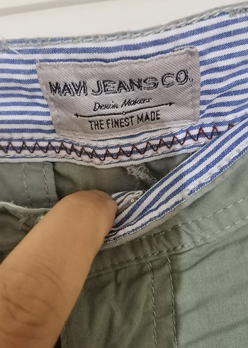 32 Beden Gri Regular Fit Keten Pantolon