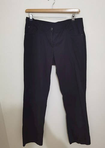 Siyah Kadın Regular Fit Denim Pantolon