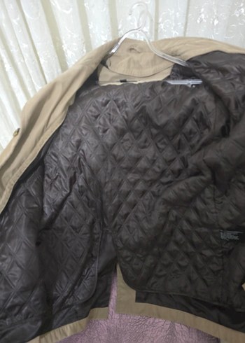 Bej Erkek Midi Boy Düğmeli Palto - Görsel 10