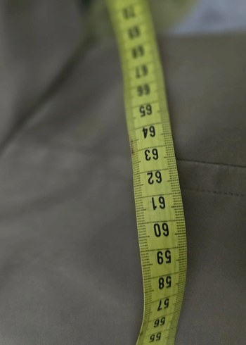 Bej Erkek Midi Boy Düğmeli Palto - Görsel 7