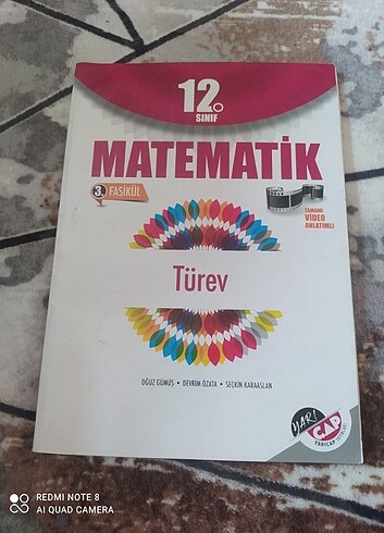 Çap 12.sınif matematik 