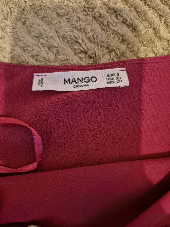 fuşya tek omuz Drapeli elbise - Görsel 3