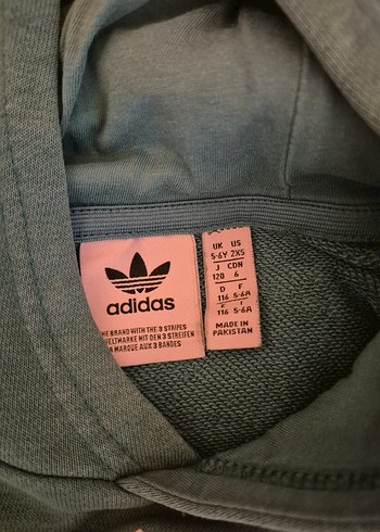 Adidas Kapüşonlu Sweatshirt orjinaldir - Görsel 2