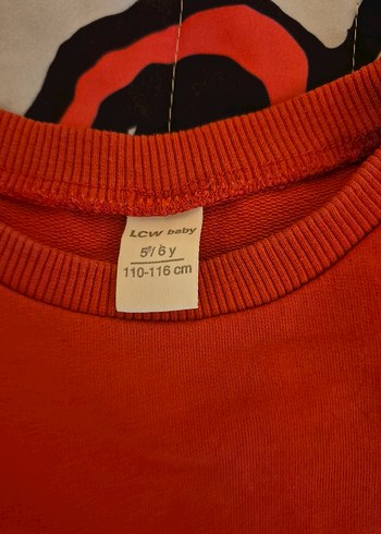 Kırmızı Dinozor Baskılı Erkek Sweatshirt - Görsel 2