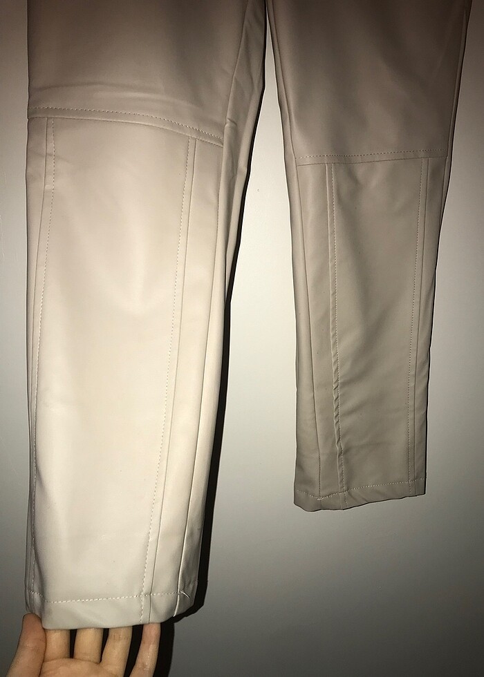 Trendyolmilla deri pantolon - Görsel 4