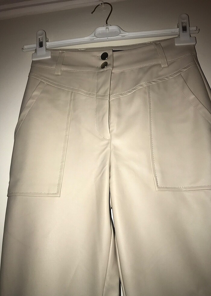 Trendyolmilla deri pantolon - Görsel 5