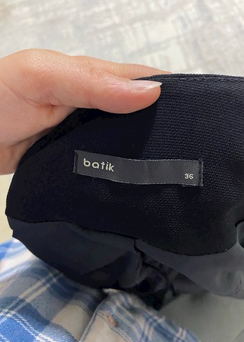 s Beden Düğmeli Siyah Kadın Blazer Ceket