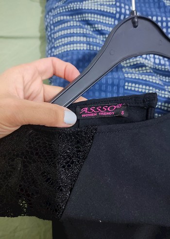 m Beden siyah Renk Dantel Kollu Siyah Gotik Kadın Bluz