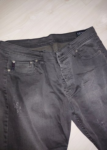 36 Beden Siyah Erkek Denim Pantolon