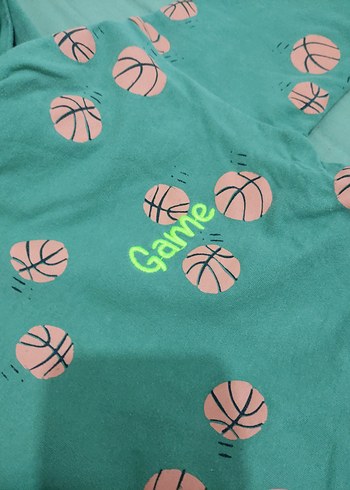 Renkli Baskılı Kapüşonlu Erkek Sweatshirt - Görsel 2