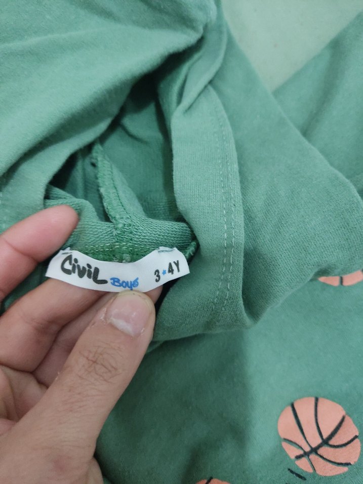 Renkli Baskılı Kapüşonlu Erkek Sweatshirt - Görsel 3