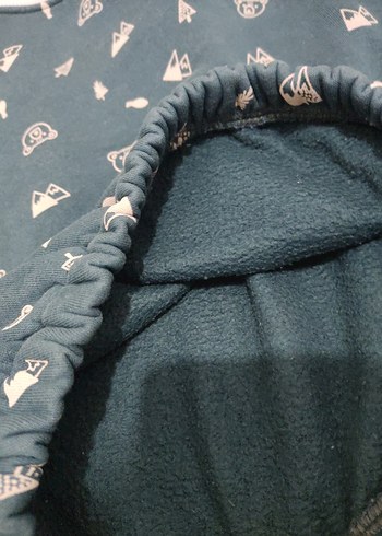 Kız Çocuk Renkli Baskılı Sweatshirt eşofman takımı - Görsel 6