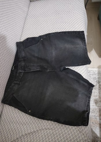 LC Waikiki Gri Bel Kemerli Bol Kesim Midi Kot