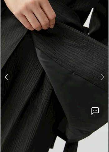 Kemerli Siyah Kadın Blazer Ceket - Görsel 6