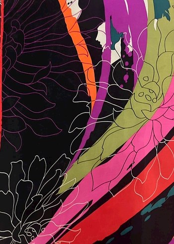 Bona Sera İpek Eşarp - Görsel 2