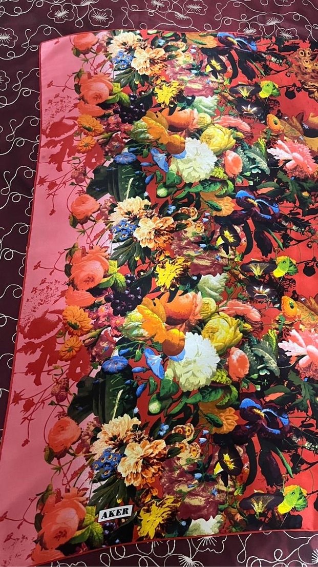 Aker İpek eşarp - Görsel 2