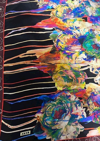 Aker İpek Eşarp - Görsel 2